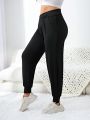 Daily&Casual Plus Size Sports & Leisure Cross Waist Harem Pants