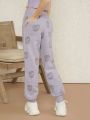 Tween Girls' Skull Printed Jogger Pants