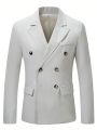 Men's Double Breasted Suit Jacket