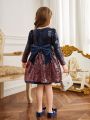 SHEIN Kids CHARMNG Young Girls Partywear for Christmas