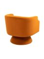 360 Degree Swivel Cuddle Barrel Accent Sofa Chairs, Round Armchairs with Wide Upholstered, Fluffy Velvet Fabric Chair for Living Room, Bedroom, Office, Waiting Rooms