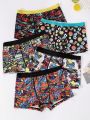 Boys' Full Print Square Leg Boxer Briefs