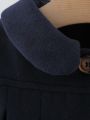 Baby Peter-pan Collar Fold Pleated Coat