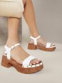 Women's Platform Wedge Heel Sandals With Fashionable Style