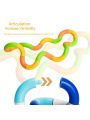18pcs/set Blue & White & Dark Blue Multicolored Twisted Rope Fidget Toys For Adults, Office Stress Relief And Diy