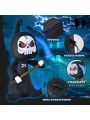 Costway 6 FT Halloween Inflatable Ghost Outdoor Blow Up Decoration w/ LED Lights