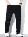 Manfinity LEGND Men's Plus Size Distressed Jeans