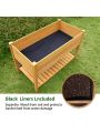 Raised Garden Bed,Planter Box with Legs & Storage Shelf Wooden Elevated Vegetable Growing Bed for Flower/Herb/Backyard/Patio/Balcony