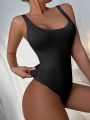 Plain Shapewear Bodysuit