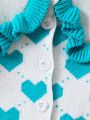 Infant Girls' Ruffle Edge Cardigan
