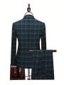 Men's Plaid Suit Set