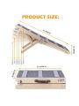 Adjustable Dog Ramp, Folding Pet Ramp, Dog Stairs, Cat Ramp, Portable Dog Steps Suitable, 43.3