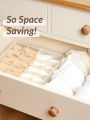 SHEIN Basic living 1pc Closet Organizer Drawer Divider 3 Size For Socks/Ties/Underwear/Belt/Bra/Shirt/Towel