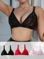 3pcs/Set Women's Lace Bra Lingerie