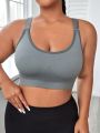 Yoga Basic Plus Criss Cross Back Sports Bra