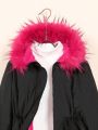 Teen Girls' Casual Hooded Parka Jacket With Padding