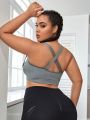 Yoga Basic Plus Criss Cross Back Sports Bra