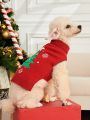 PETSIN Christmas Style Pet Sweater With Christmas Tree And Teddy Bear Patterns