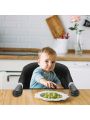 Hook on Chair Portable Clip on High Chair Use at Most Tables, Fold-Flat Storage Fast Table Chair with Carry Bag, Travel Feeding Seat for Baby & Toddlers