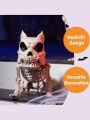 JOYIN 16” Halloween Poseable Puppy Skeleton Pose-N-Stay Plastic Dog Bones for Halloween Indoor Outdoor Decor Spooky Scene Party Favors Decor