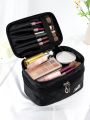Ronwaystd Double Layer Portable Cosmetic & Storage Bag With Large Capacity, Convenient For Travel And Home Use