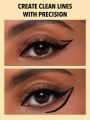 SHEGLAM Line & Define Waterproof Liquid Eyeliner - Brown Long Lasting Matte Eyeliner Pencil Sweatproof No Smudge Professional Eye Make Up