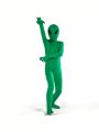 Spooktacular Creations Kids Alien Costume Halloween Costume, Green Alien Jumpsuit for Boys, Girls Halloween Dress up, Role-Playing