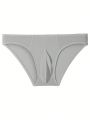 1pc Men's Gray Elephant Trunk Design Sexy Underwear