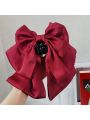 1pc Big Butterfly Bow Decor Hair Claw