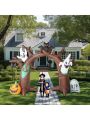Halloween Inflatables Decoration, 10FT Height 10 Lights Inflatable Festive Arch Decoration