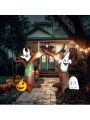 Halloween Inflatables Decoration, 10FT Height 10 Lights Inflatable Festive Arch Decoration