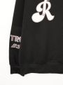 Manfinity Hypemode Men's Letter Pattern Oversized Sweatshirt