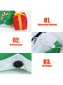 Gymax 6ft Inflatable Christmas Tree Indoor Outdoor Decoration w/ LED Lights