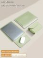 1pc Matcha Green Pu Leather Computer Protective Cover And Power Adapter Organizer For Apple Macbook Inner Bag Protection Cover