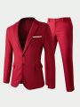 Men's Formal Suit Jacket + Trousers Two-piece Set