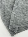 Gray Turtleneck Sweater Vest