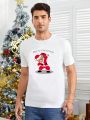 Men's Christmas Cartoon Teddy Bear T-shirt