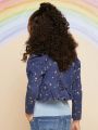 Girls' (little) Star Print Jacket