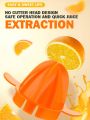 Original Citrus Juicer Orange Juice Machine 500Ml Capacity 25W Power Push Start for Family Breakfast Office Dormitory Red