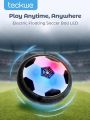 Teckwe Kids Game Toy,LED Hover Soccer Ball Electronic Air Cushion Floating Ball Toy With Lights And Foam Bumper,Air Power Training Ball Playing Football Indoor Outdoor Game,Toys Gifts For 3-9 Year Old Boys Girls 1pc