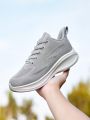Men's Breathable Casual Sports Shoes, Fashionable, Comfortable Knit, Low-top, Soft-soled And Suitable For All Seasons