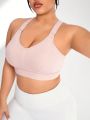Plus Size Women's High Support Yoga Sports Bra