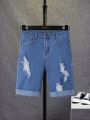 SHEIN Boys' (Big Kid) Ripped & Rolled Hem Denim Shorts