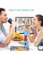 Personal Portable Blender,Mini Juice Blender, USB Rechargeable Small Size Blender For Smoothies And Shakes,Mini Juicer Cup Travel 380ml, Juice, Milk,5 Colors Available