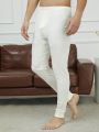 Men'S Solid Color Warm Thermal Underwear Bottoms
