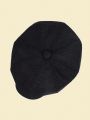 1pc Women's Newsboy Cap Painter Hat Literary Beret