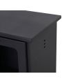 HOMCOM Freestanding Ethanol Fireplace Stove, Burns up to 3 Hours, Black
