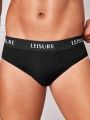 SHEIN Leisure Men's Letter Printed Triangle Briefs