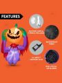 Joiedomi 4.5 FT Halloween Inflatable Ghost Broke Out from Window with Built-in Rotating LED, Blow Up Flying Ghost for Halloween Window Decor, Halloween Outdoor, Yard, Garden, Lawn Party Decoration
