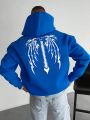 Manfinity Hypemode Men's Wing Printed Hoodie